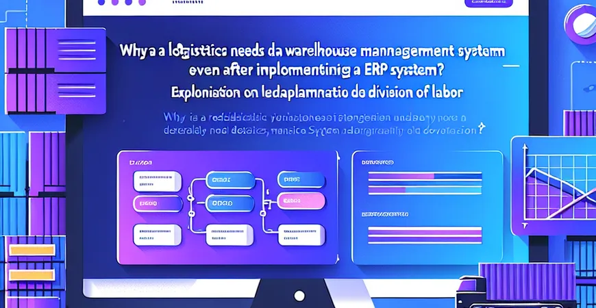  为什么物流园区上了ERP还要专门的仓储管理系统？分工边界阐释